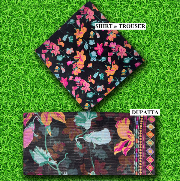 LAWN BANA DORA ALLOVER 3PIECE DIGITEL SUIT