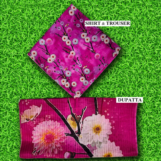 LAWN BANA DORA ALLOVER 3PIECE DIGITEL SUIT