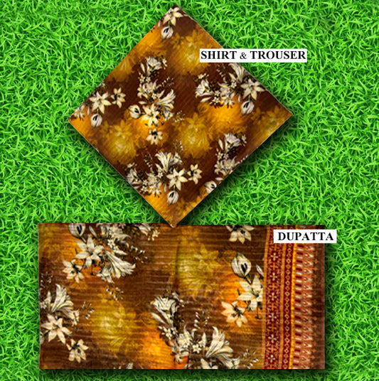 LAWN BANA DORA ALLOVER 3PIECE DIGITEL SUIT